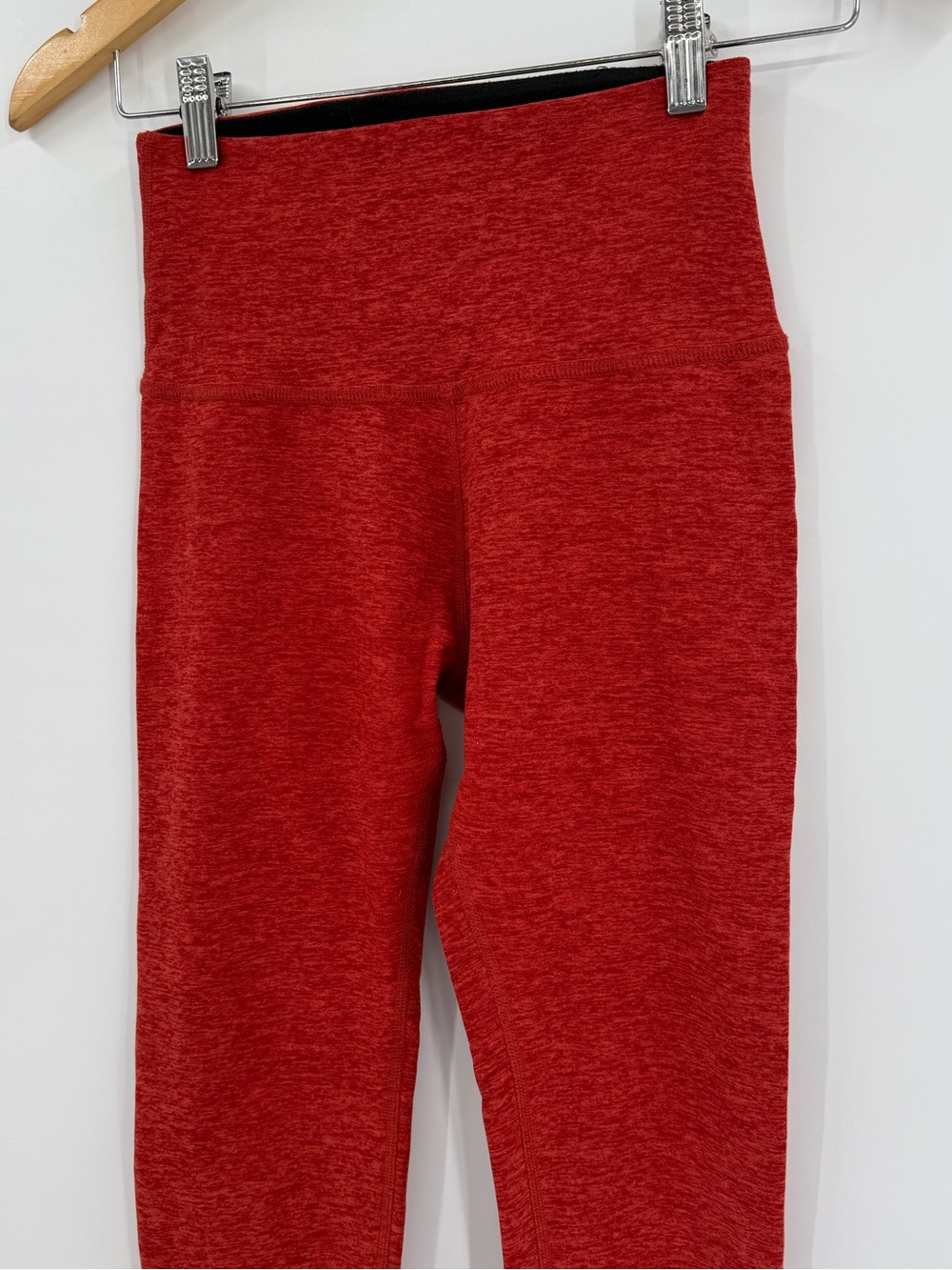 Beyond Yoga x Barre3 Space Dye High Waist Legging | Red | S - Picture 3 of 6